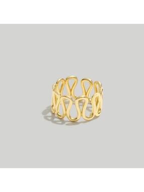 Madewell Wavy Ring Size 8